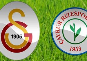 Galatasaray Çaykur Rizespor maçı skor kaç kaç