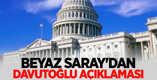 ABD'den Davutoğlu açıklaması