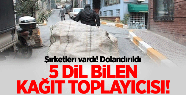 Suriyeli işadamı kağıt toplayarak geçiniyor