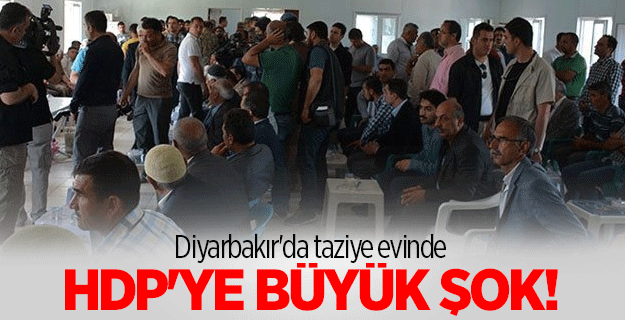 Diyarbakır'da taziye evinde HDP'ye izin vermediler
