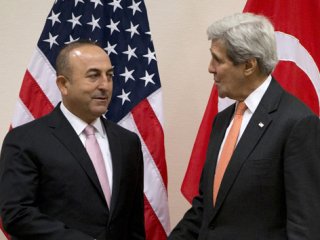 Çavuşoğlu, Kerry ile görüştü