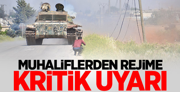 Muhaliflerden rejime kritik uyarı