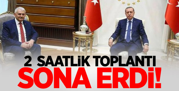 Yıldırım ve Erdoğan'dan kritik zirve!