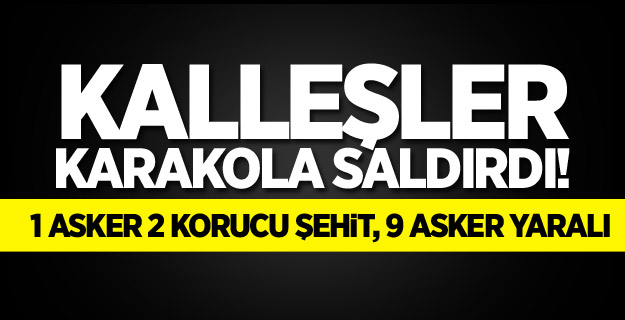 Midyat’ta karakola saldırı: 3 şehit, 9 yaralı