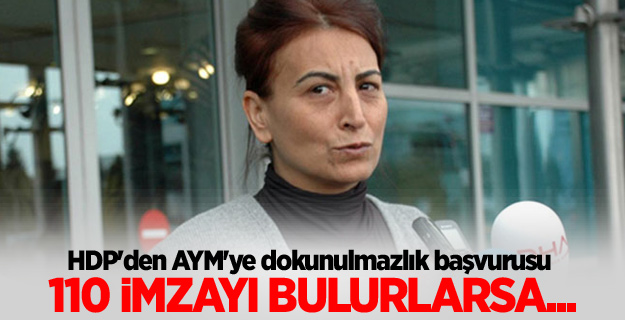 HDP'den AYM'ye dokunulmazlık başvurusu