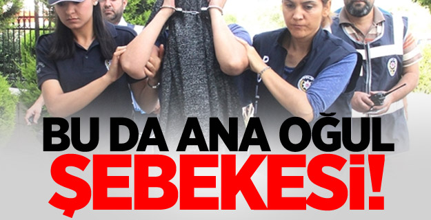 Anne-oğul hırsızlık şebekesi çökertildi