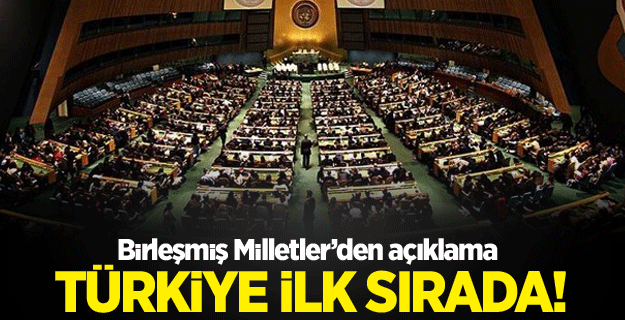 Türkiye mülteciler konusunda ilk sırada