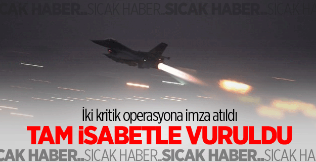 PKK hedefleri yerle bir edildi!