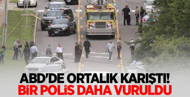 ABD'de ortalık karıştı! Bir polis daha vuruldu