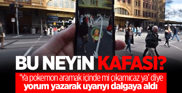 Bu da Pokemon GO kapışması!
