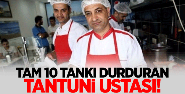 10 tankı havalimanına gitmeden durdurdu!