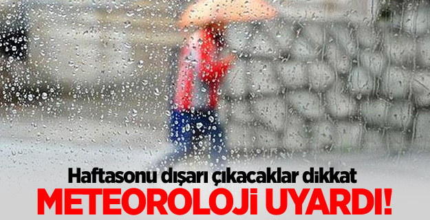 İstanbul ve Ankara için yağış uyarısı