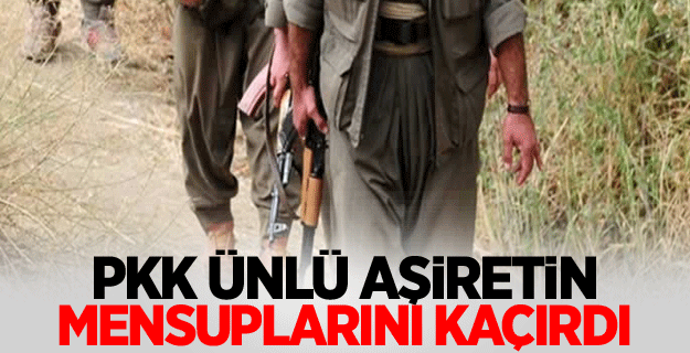 PKK ünlü aşiretin mensuplarını kaçırdı