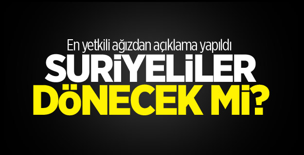 Başbakan Binali Yıldırım'dan Suriyeli açıklaması