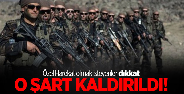 Özel harekatçılar için KPSS şartı kaldırıldı