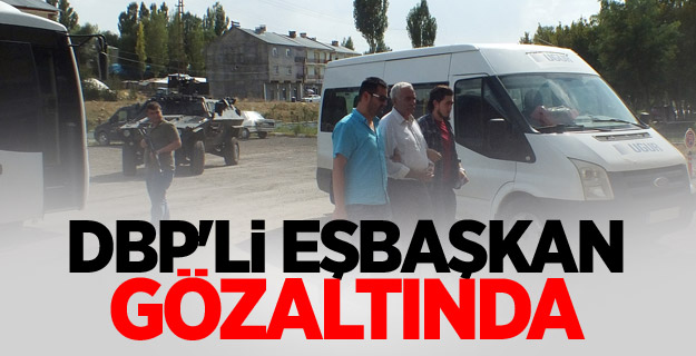 DBP'li eşbaşkan gözaltında