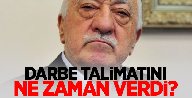 Darbe talimatı bayramdan sonra verilmiş!