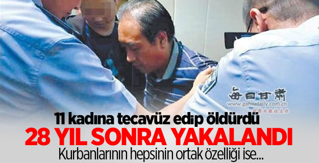 Çinli tecavüzcü 28 yıl sonra yakalandı