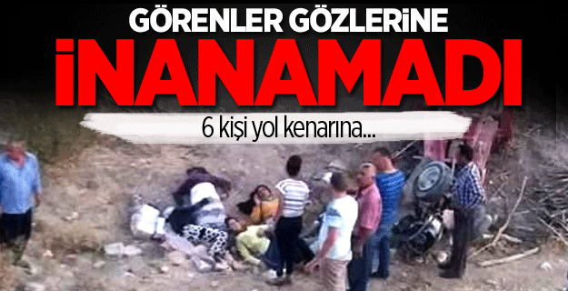 Taktak motoru uçuruma yuvarlandı