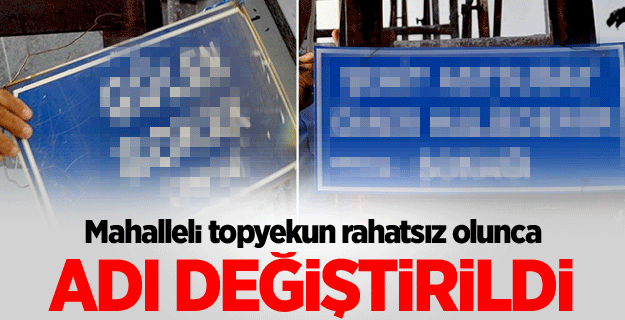 'Gülen Sokağı'nın ismi değiştirildi