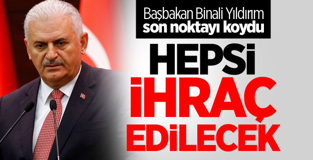 Başbakan Yıldırım'dan 'PKK'lı operasyonu' açıklaması