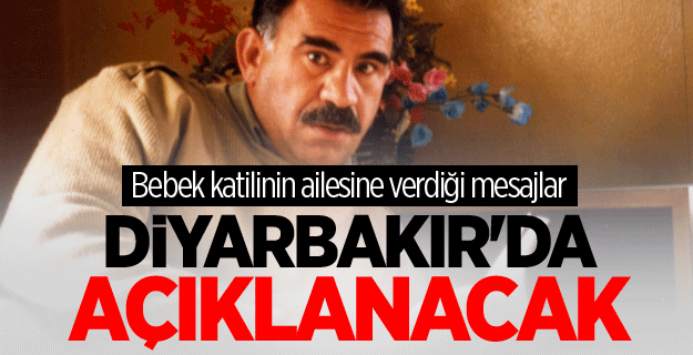 Terörist başı Öcalan'ın mesajı Diyarbakır'da açıklanacak