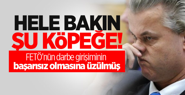 15 Temmuz darbe girişiminin başarısız olmasına üzülmüş