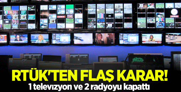 RTÜK'ten flaş karar!