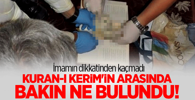 Kuran-ı Kerim'in arasında 1 dolar bulundu