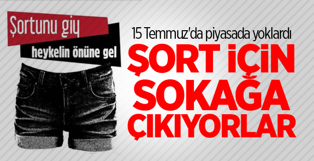 Beşiktaş'ta şortunu giy gel eylemi