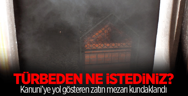 Sarıana Türbesi kundaklandı!