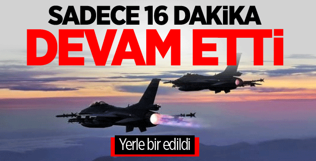 Teröristlerin sığınak ve silah mevzileri yerle bir edildi!