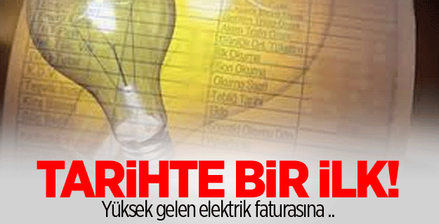 Yüksek gelen elektrik faturasına tedbir kararı