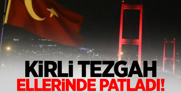 Kirli tezgah ellerinde patladı!