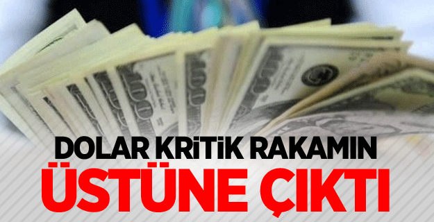 Dolar 3,11'in üzerine çıktı!