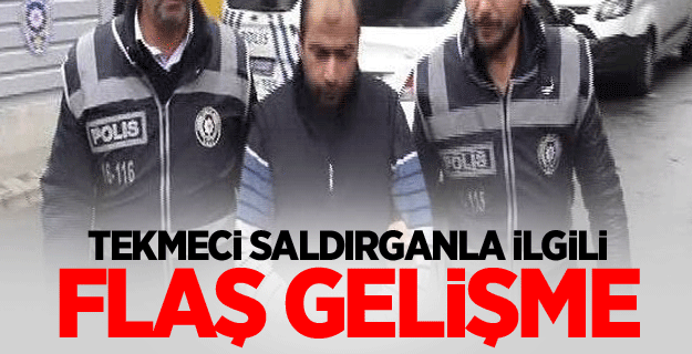 Tekmeci saldırgan adliyeye sevk edildi