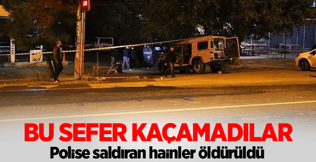 Polise saldırı düzenleyen terörist öldürüldü
