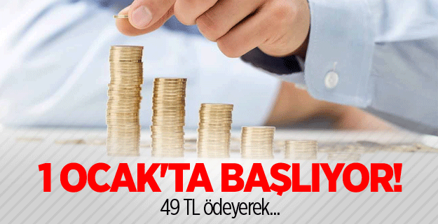 İkinci emeklilik imkanı 1 Ocak'ta başlıyor!