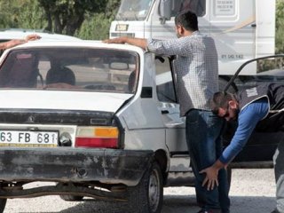 Şehre giren araçlar tek tek aranıyor!