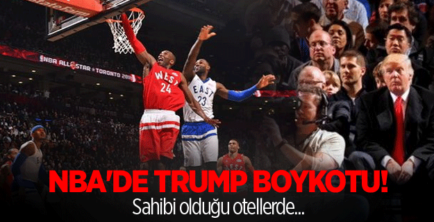 NBA'de Donald Trump boykotu!