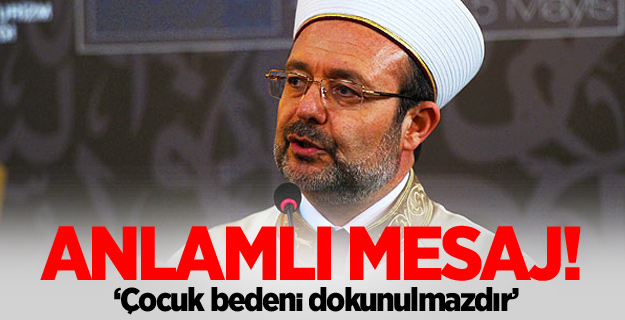 Görmez: İnsanlığın iflas ettiği noktadır