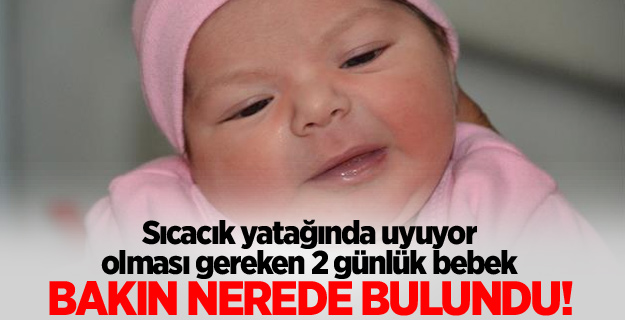 2 günlük bebeği arabanın altına attılar