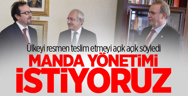 CHP'li Öztrak resmen manda yönetimi istedi
