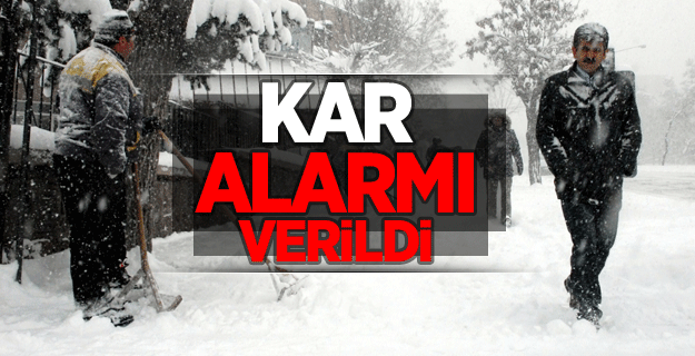 Meteoroloji'den kar alarmı!