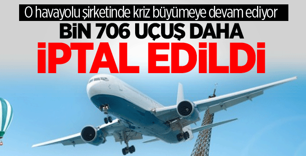 Lufthansa bin 706 uçuşunu daha iptal etti