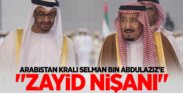 Kral Selman'a "Zayid Nişanı"