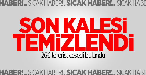 Sirte'de 266 terörist cesedi bulundu