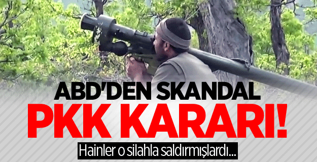 ABD'den skandal PKK kararı!