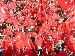 İstanbul’da teröre lanet yürüyüşü
