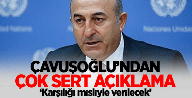 Çavuşoğlu: Devletimiz misliyle karşılık verecek